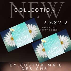 30 handmade Daisy Cards
